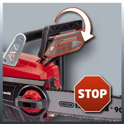 Электропила цепная Einhell GE-LC 18 Li Kit (4501760)- фото7