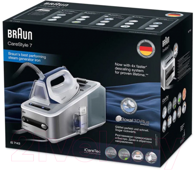 Утюг с парогенератором Braun CareStyle 7 IS 7143 WH- фото3