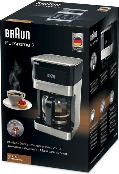 Капельная кофеварка Braun KF 7120BK- фото4