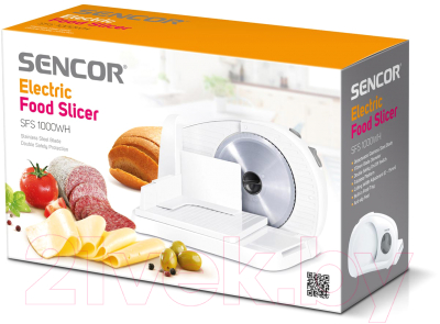 Ломтерезка Sencor SFS 1000WH- фото3