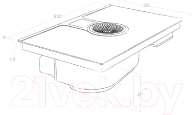 Индукционная варочная панель Elica NikolaTesla HP BL/A/83- фото7
