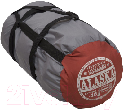 Спальный мешок Huntsman Эксперт Дюспо Серый/Терракотовый- фото4