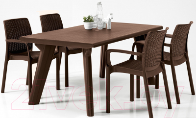 Стул пластиковый Keter Bali Mono / 230670- фото2