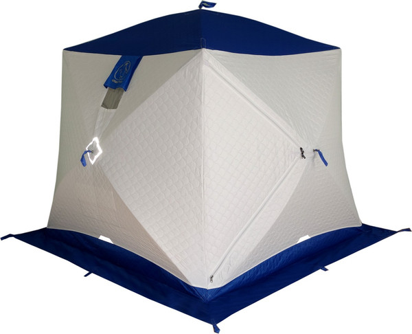 Палатка Пингвин Shelters Призма термолайт (белый/синий)- фото3