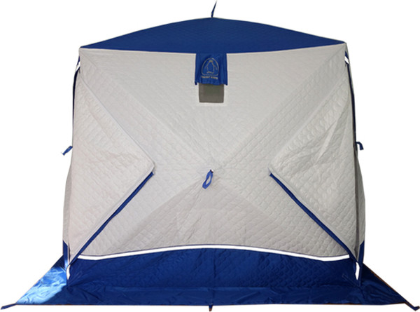 Палатка Пингвин Shelters Призма Премиум Термолайт (белый/синий)- фото4