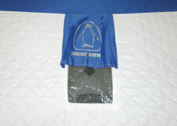 Палатка Пингвин Shelters Призма Премиум Термолайт (белый/синий)- фото6