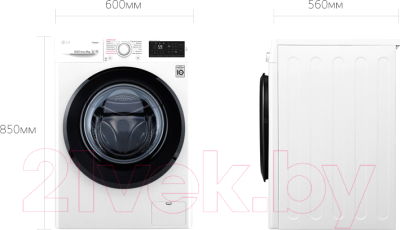 Стиральная машина LG Steam F4M5VS6W- фото10