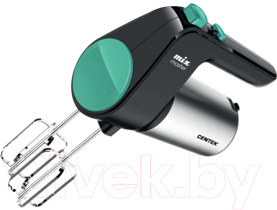 Миксер ручной Centek CT-1123 (черный/сталь)- фото2