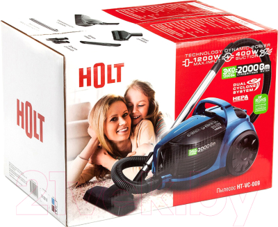 Пылесос Holt HT-VC-009 (синий)- фото2