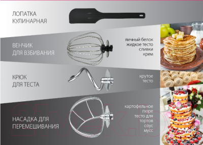 Миксер стационарный Endever Sigma-18 (черный)- фото5