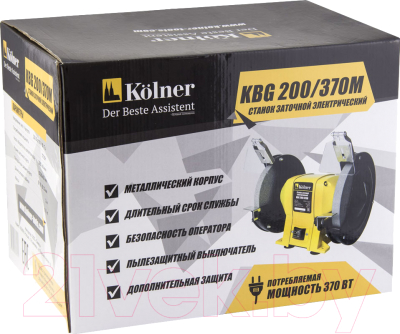 Точильный станок Kolner KBG 200/370М- фото5, картинка5 Точильный станок Kolner KBG 200/370М- фото5