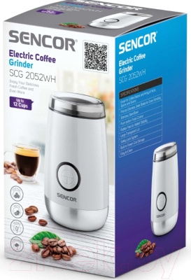 Кофемолка Sencor SCG 2052WH- фото6, картинка6 Кофемолка Sencor SCG 2052WH- фото6