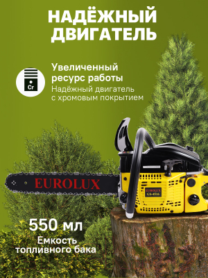 Бензопила цепная EUROLUX GS-4516 (70/6/7)- фото10