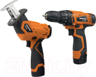 Аккумуляторная дрель-шуруповерт Daewoo Power DGA 1220Li Set- фото