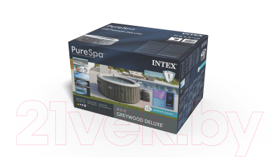 Бассейн-джакузи Intex Greywood Deluxe / 28440- фото3