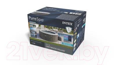 Бассейн-джакузи Intex Greywood Deluxe / 28442- фото3