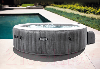 Бассейн-джакузи Intex Greywood Deluxe / 28442- фото4