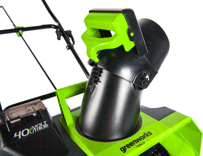 Снегоуборщик аккумуляторный Greenworks GD40ST 40V / 2600007- фото3