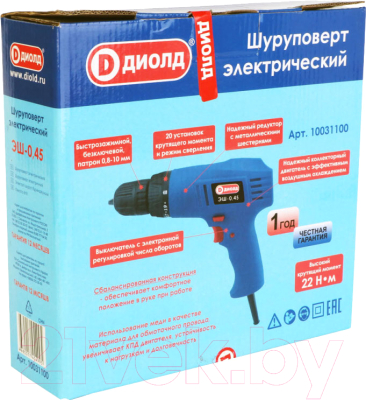 Дрель-шуруповерт Диолд ЭШ-0.45 (10031100)- фото6