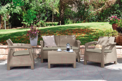 Комплект садовой мебели Keter Corfu Set / 227640- фото3