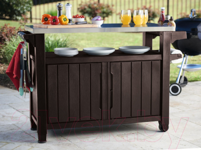 Стол садовый Keter Unity xl Storage Buffet 183l / 230409- фото3