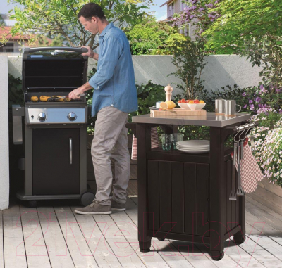 Стол садовый Keter Unity Storage Buffet / 230410- фото8