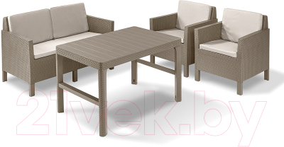 Стол садовый Keter Lyon Table Wicker / 232296- фото3