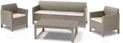 Стол садовый Keter Lyon Table Wicker / 232296- фото4