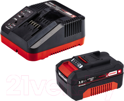 Газонокосилка аккумуляторная Einhell GE-CM 18/30 Li- фото2