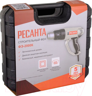 Строительный фен Ресанта ФЭ-2000К (75/2/1)- фото9