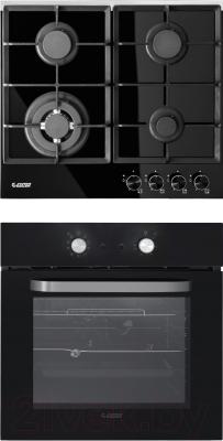 Комплект встраиваемой техники Exiteq EXO-303 + PFH640STGB-E/B- фото