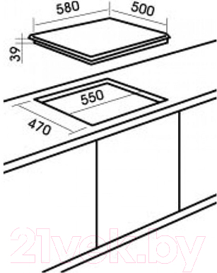 Комплект встраиваемой техники Exiteq EXO-303 + PL640STG-E/A- фото7
