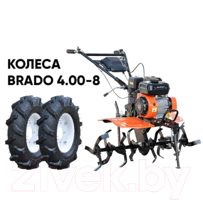 Мотокультиватор бензиновый Skiper SP-700 + колеса 4.00-8- фото2