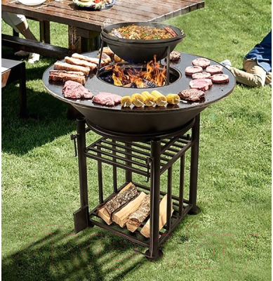 Угольный гриль Везувий Fantastic Grill 700- фото6