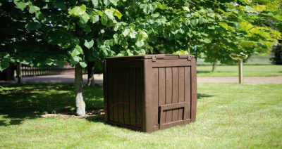 Компостер Keter Deco Composter W/Base 340л / 231600 (коричневый)- фото3