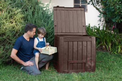 Компостер Keter Deco Composter W/Base 340л / 231600 (коричневый)- фото5