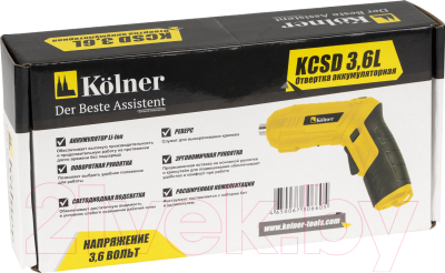 Электроотвертка Kolner KCSD 3.6L- фото7