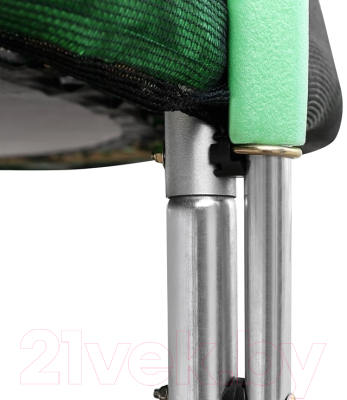 Батут Happy Jump PRO 12ft с внешней сеткой и лестницей (374см)- фото4