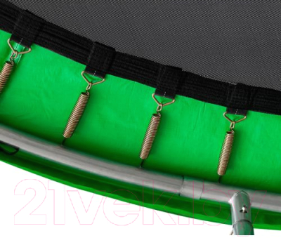 Батут Happy Jump PRO 14ft с внешней сеткой и лестницей (435см)- фото3