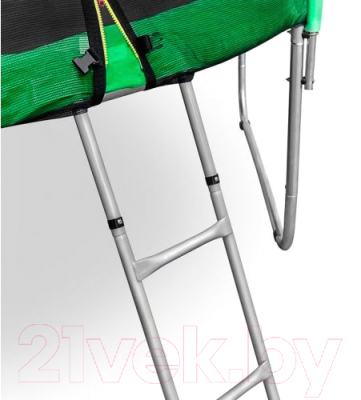 Батут Happy Jump PRO 14ft с внешней сеткой и лестницей (435см)- фото5