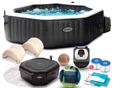 Бассейн-джакузи Intex Jet and Bubble Deluxe / 28462- фото4
