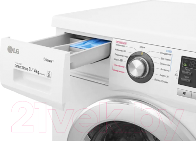 Стирально-сушильная машина LG Steam F1496ADS3- фото5