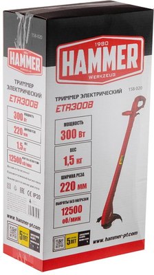 Триммер электрический Hammer ETR300B- фото10