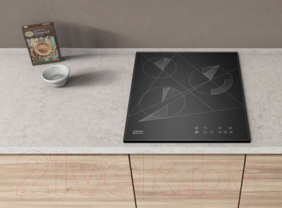 Электрическая варочная панель Krona Fidato 45 BL / 00026361- фото2