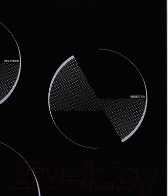 Индукционная варочная панель Krona Ombra 45 BL / 00026363- фото3