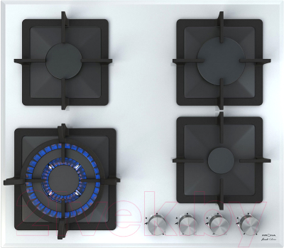 Газовая варочная панель Krona Calore 60 WH / 00026317- фото3