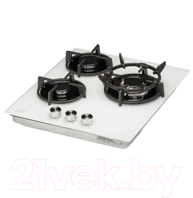 Газовая варочная панель Krona Fiero 45 WH / 00026350- фото2
