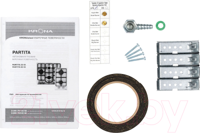 Газовая варочная панель Krona Partita 30 IX / 00026312- фото7