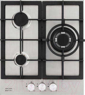 Газовая варочная панель Krona Tordo 45 IX / 00026351- фото