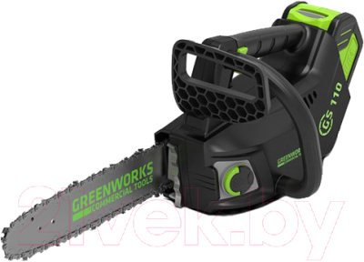 Электропила цепная Greenworks GD40TCS бесщеточная 40V 25см / 2003807- фото